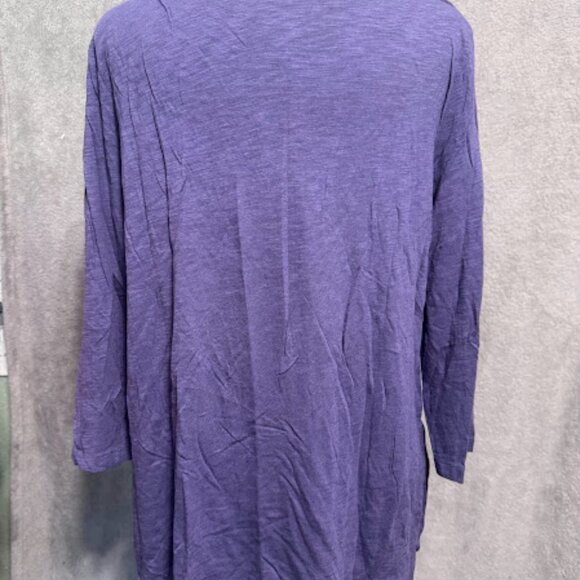 J. Jill Long Sleeve Tee with Embroidered Neckline - Picture 3 of 3